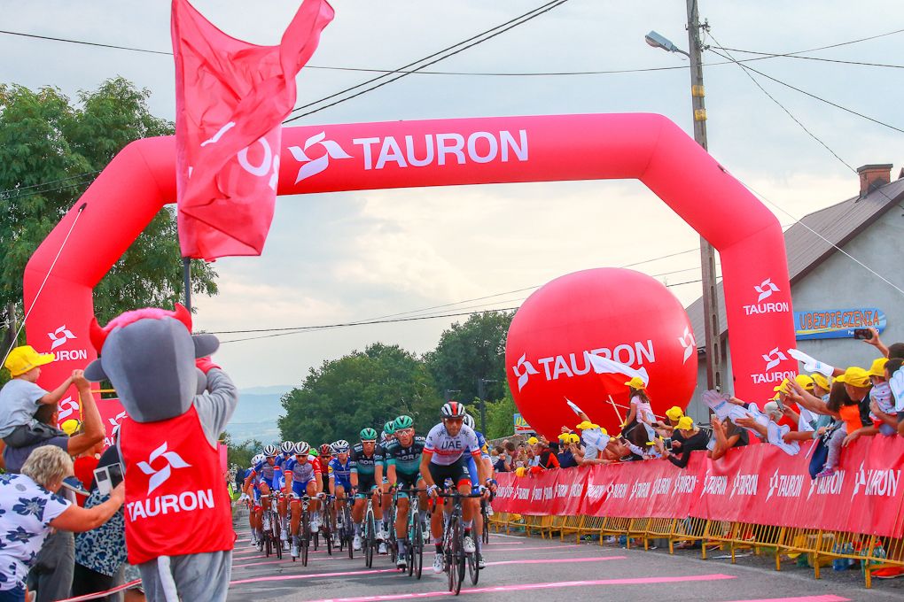 The Tour of Poland peloton