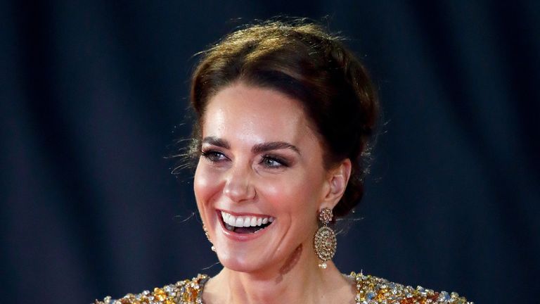 Kate Middleton's Bond dress sparks Princess Diana deja vu