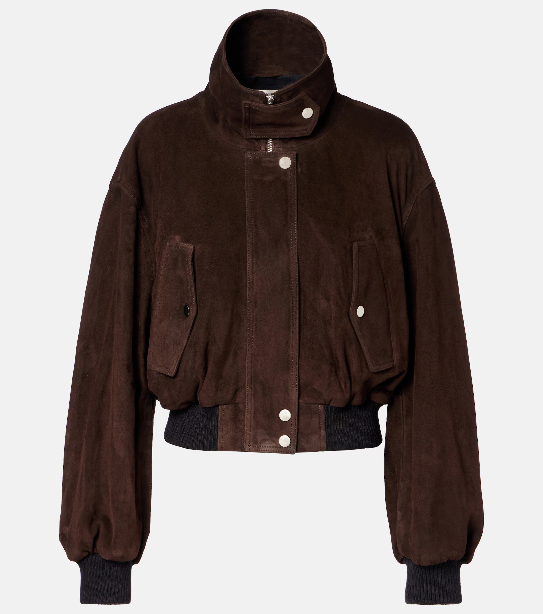 Nour Hammour, Briar Suede Bomber Jacket