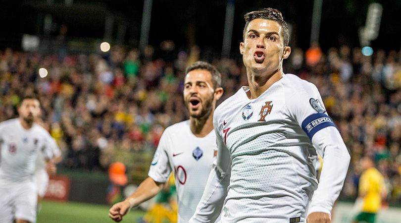 Cristiano Ronaldo, all-time international top scorers