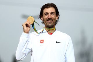 Fabian Cancellara (Switzerland) won gold in the time trial in the Rio Olympic Games