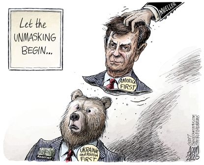 Political cartoon U.S. Manafort Russia investigation unmasking