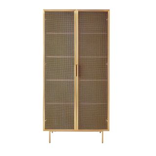 Trace Brass Wire Bookcase