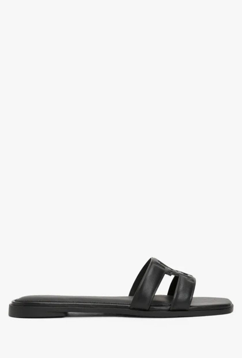 TOMMY HILFIGER, Leather Strap Mules