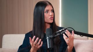 Madison Prewett is shown during her appearance on The Candace Cameron Bure Podcast.