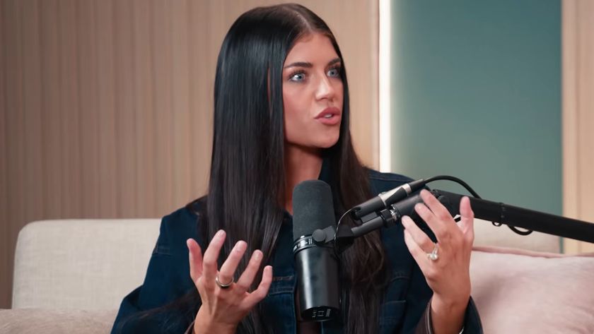 Madison Prewett is shown during her appearance on The Candace Cameron Bure Podcast.