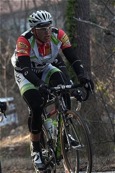 Race leader Marcel Kittel (Project 1t4i) couldn't keep the pace on the climbs during stage 3.