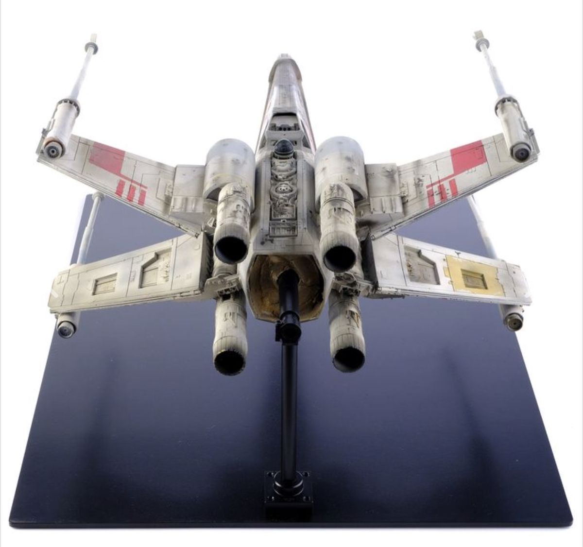 Propstore auctions rare 'Red Leader' Xwing model from 'Star Wars' Space