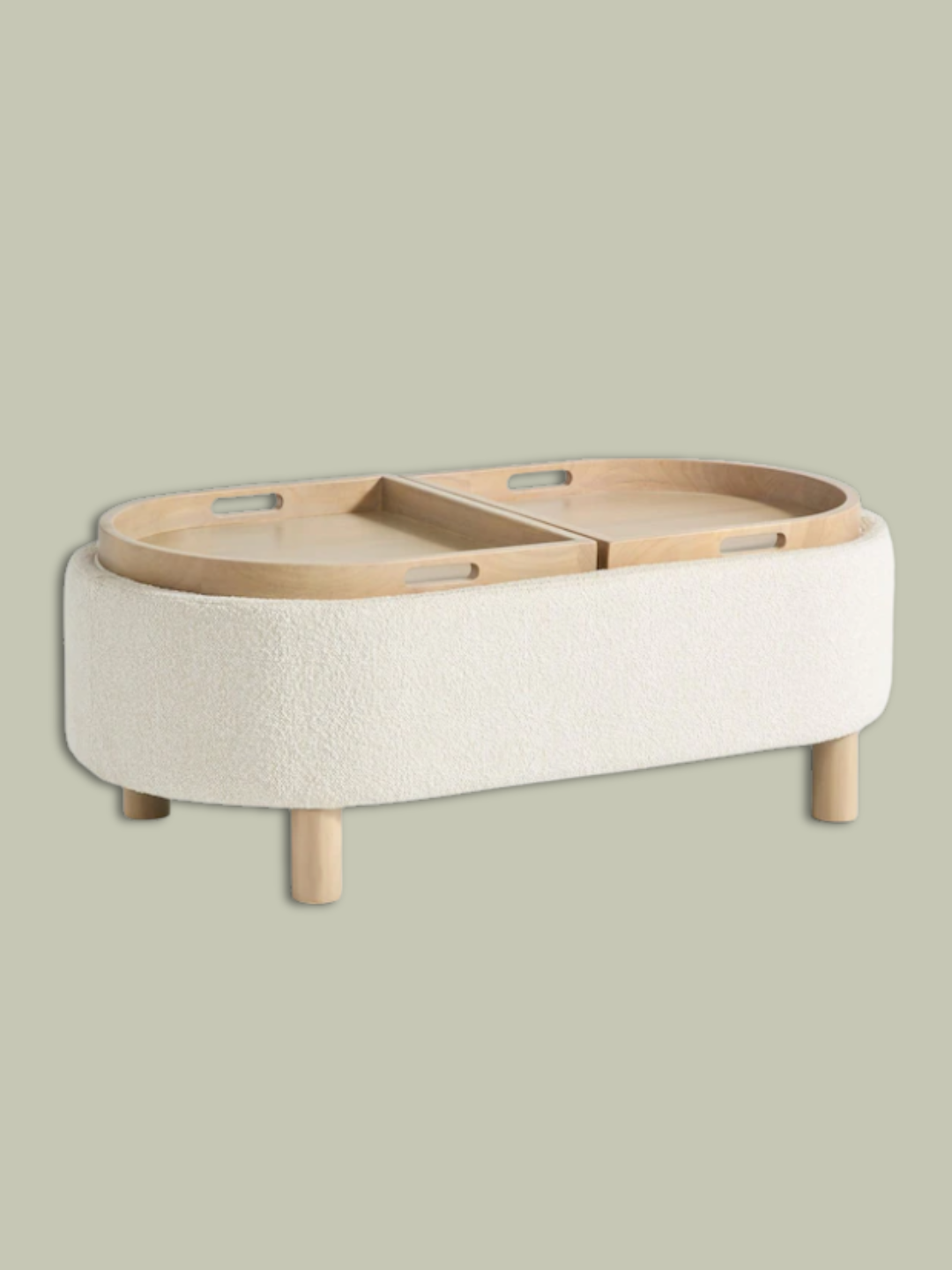Next Home, Ashton Upholstered Large Storage Stool
