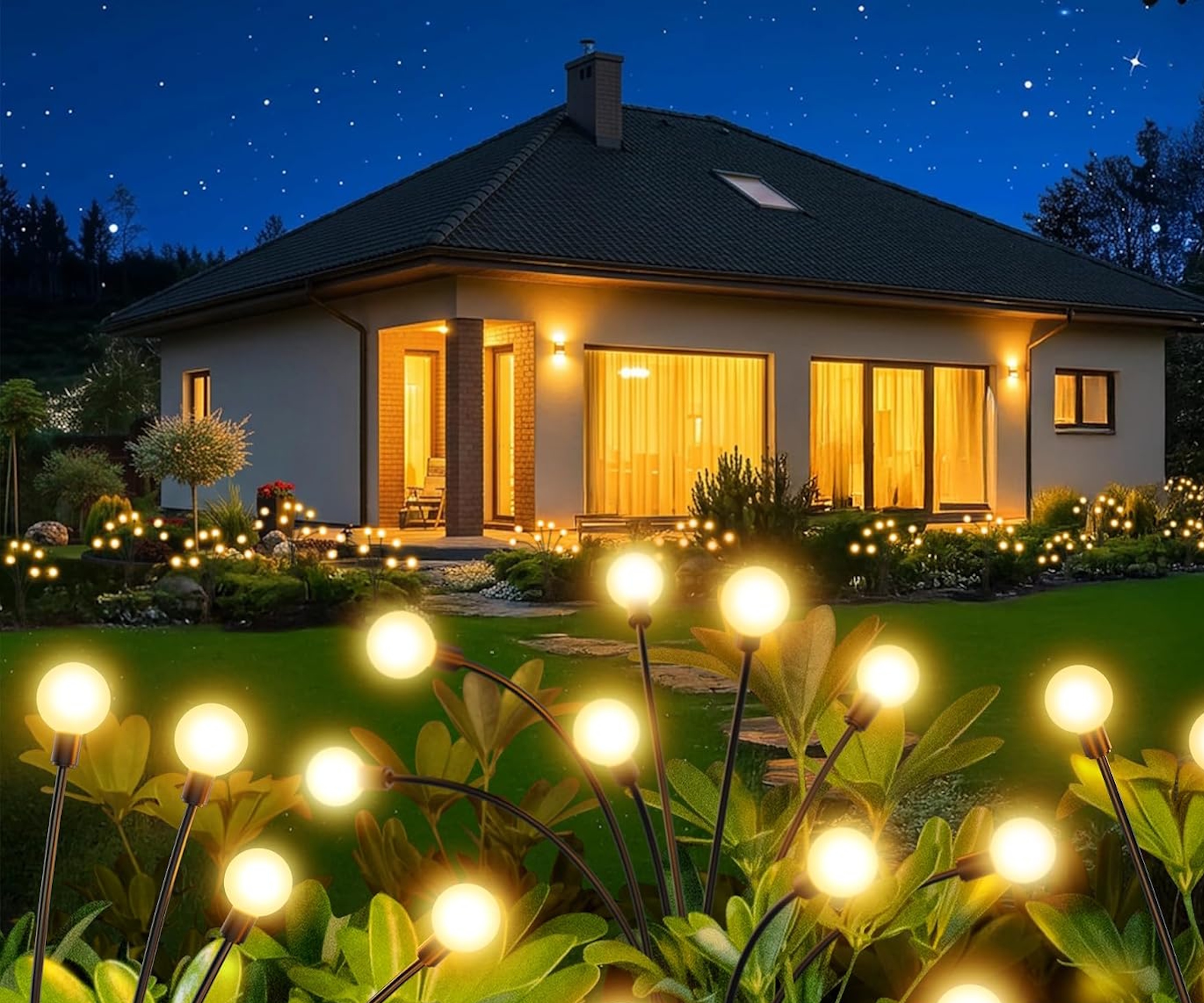 Amazon firefly solar garden lights