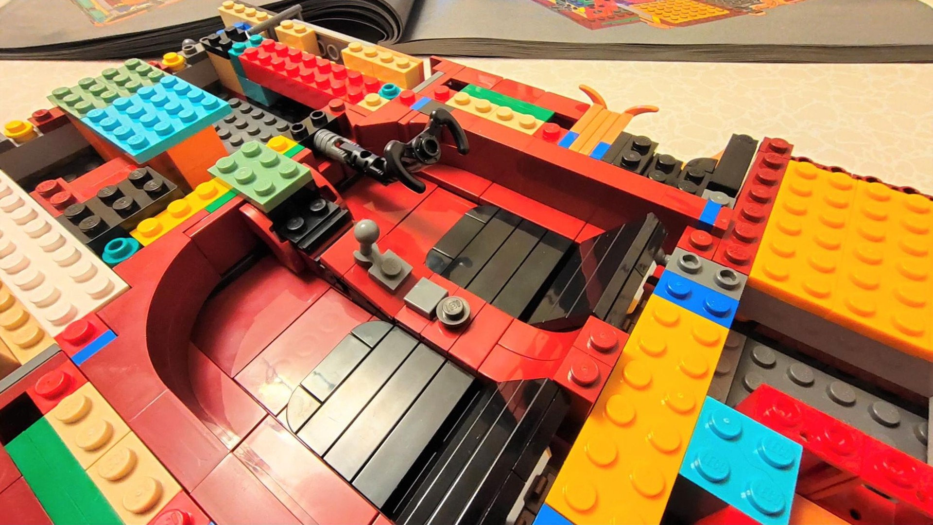 Lego Star Wars Luke Skywalker’s Landspeeder 75341_Build in progress