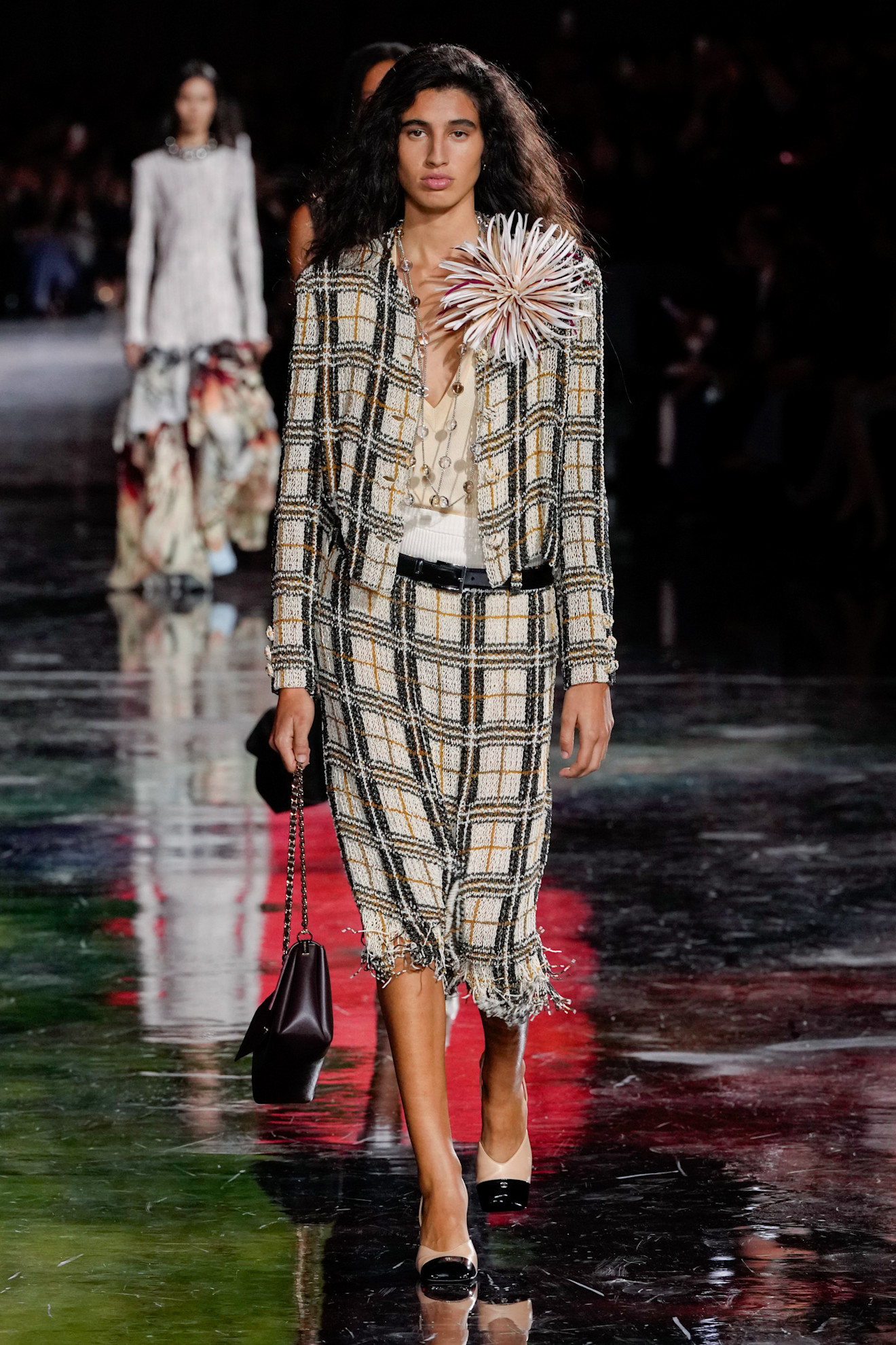 a model wearing chanel