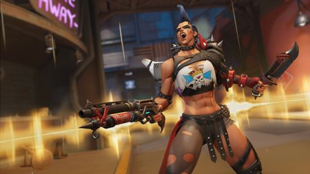 Junker Queen in Overwatch 2.