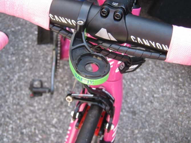 Nairo Quintana's pink Canyon Ultimate CF SLX