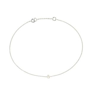 Lily & Roo Silver Small Pearl Anklet