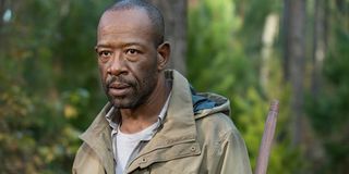 Morgan in the woods in The Walking Dead
