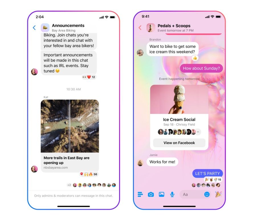 Customizable Community Chat tabs.