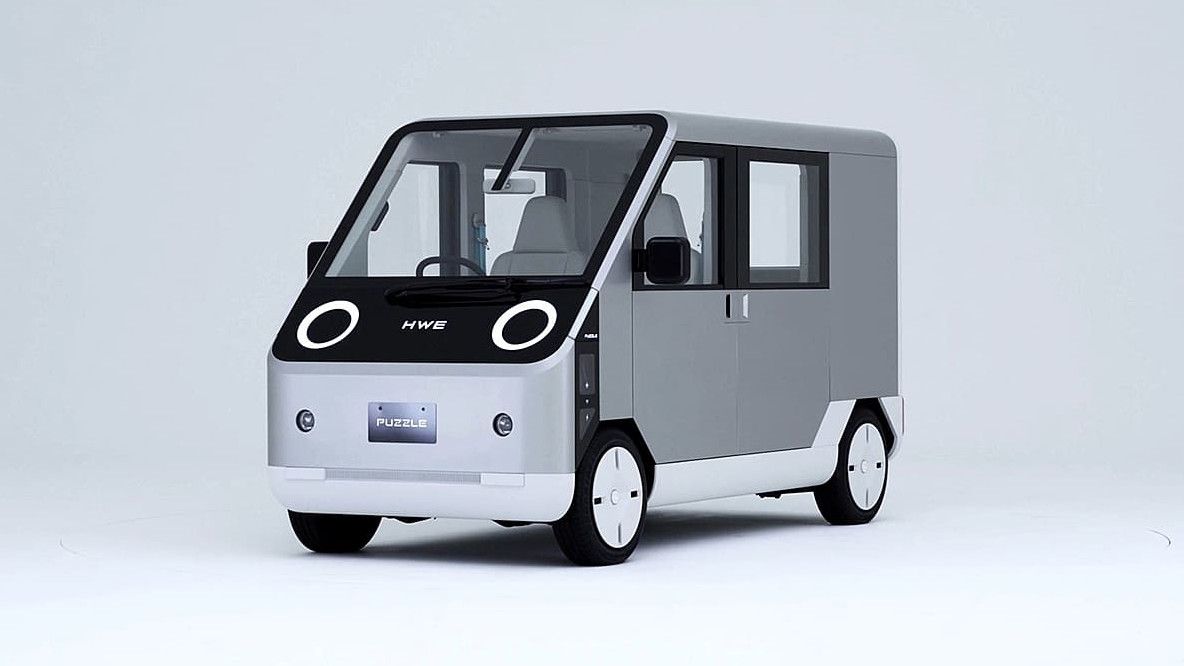 HW Electro Puzzle electric delivery van concept