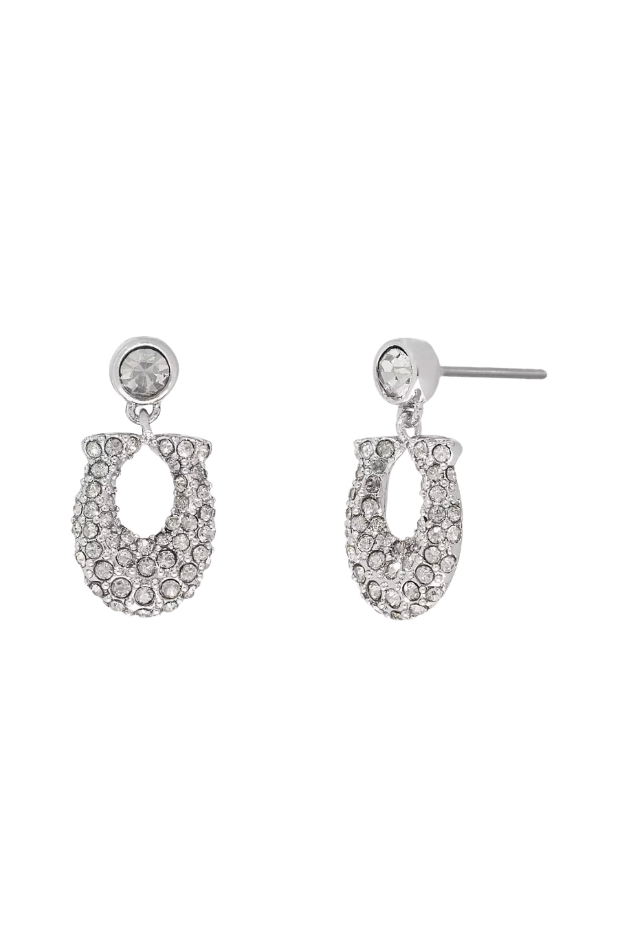 Coach , Signature Pav&amp;eacute; Earrings