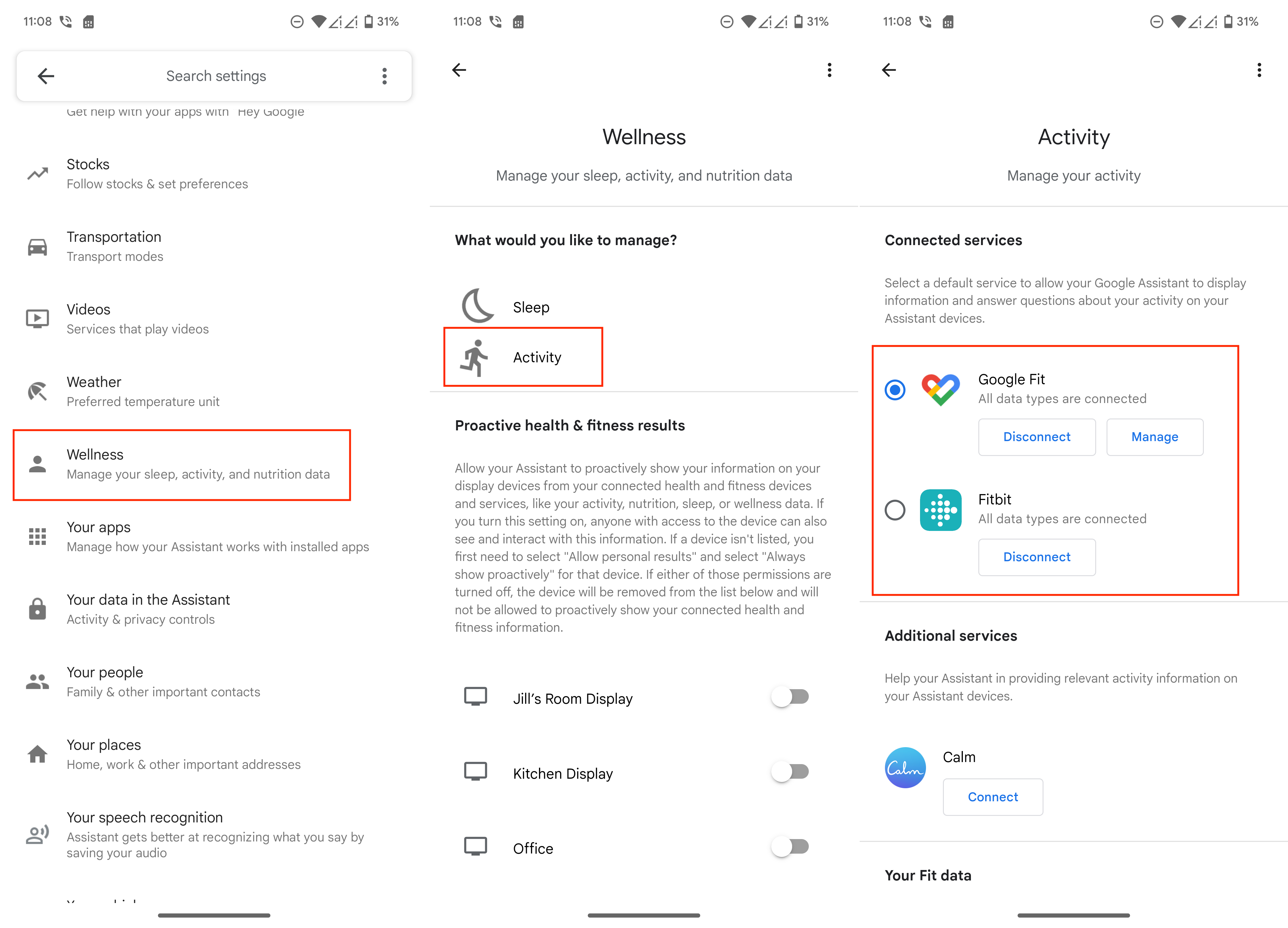 Connect Fitbit and Google Fit to the Google Assistant