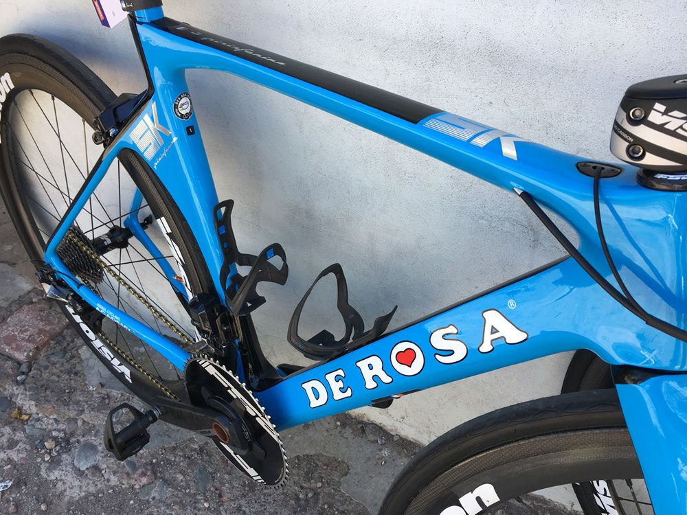 This Israel Cycling Academy rider has a Pininfarina De Rosa