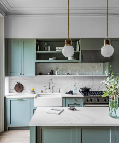 How long do smart bulbs last Pendant light hanging over a kitchen island