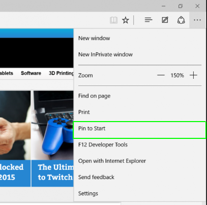 How to Pin a Website to Windows 10's Start Menu | Laptop Mag