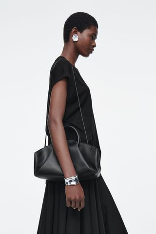 Fold Shoulder Bag - Leather