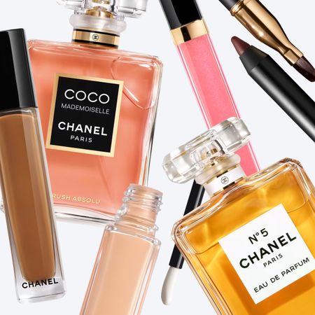 Collage of Chanel Beauty