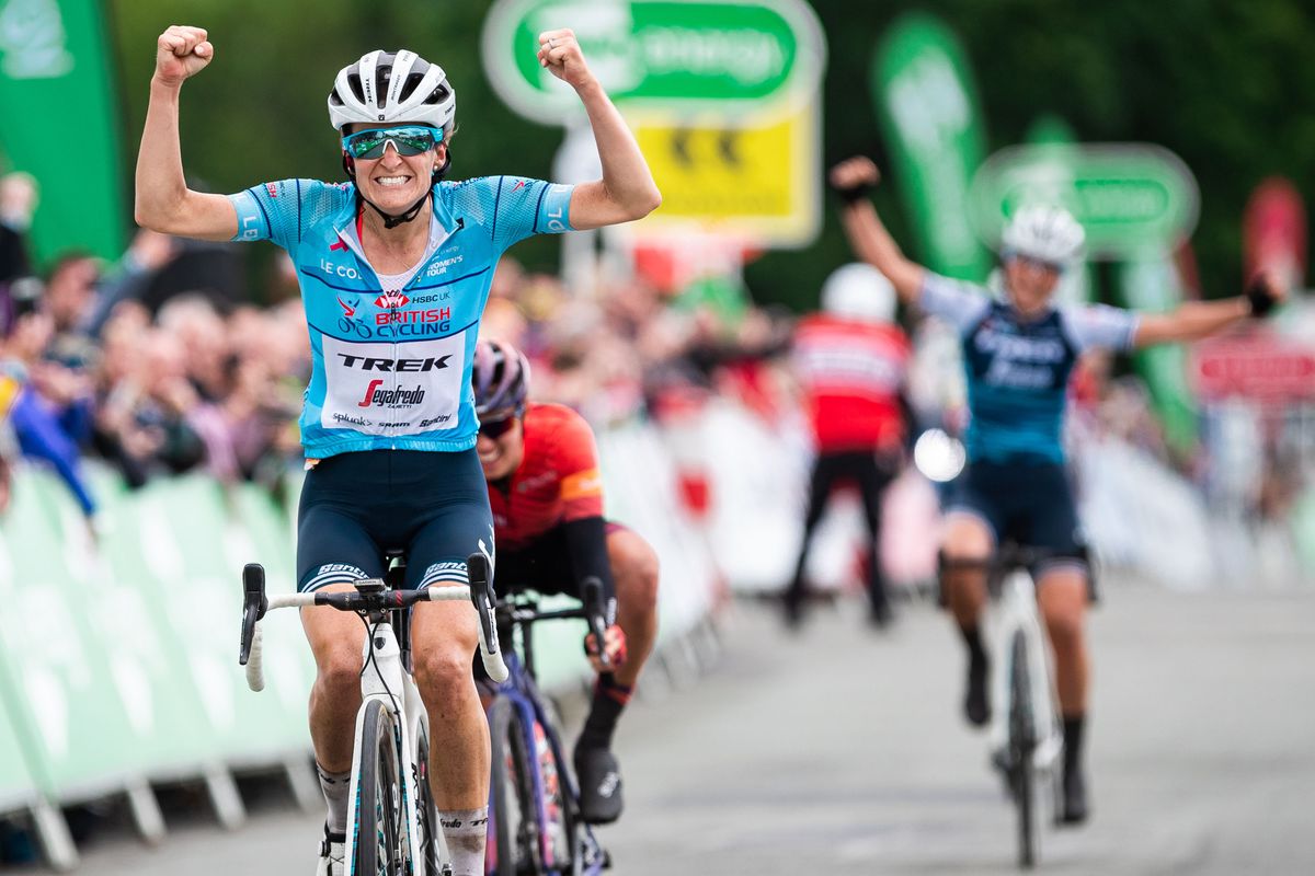 Lizzie Deignan of Trek-Segafredo won the 2019 Women&#039;s Tour