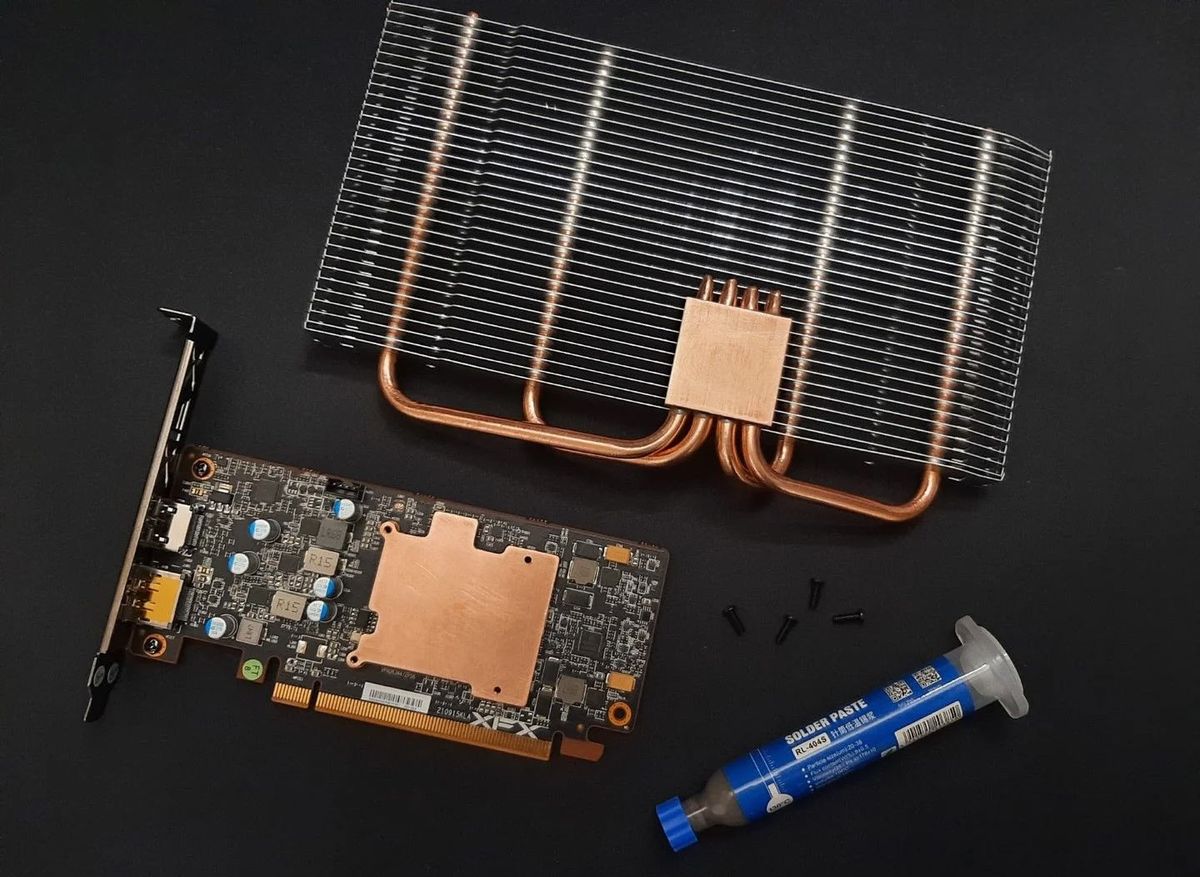 Passive cooled RX 6400 mod