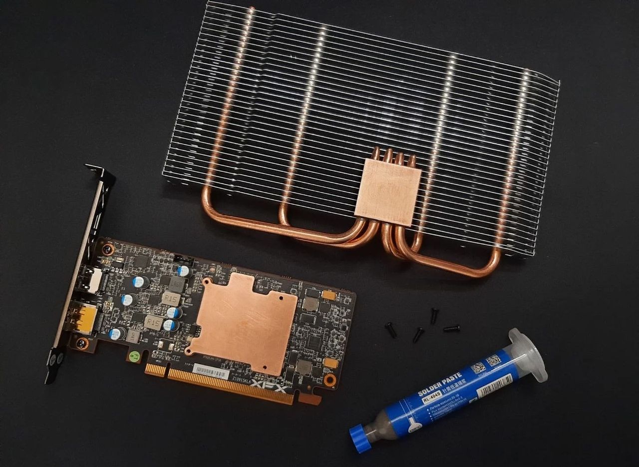 Passive cooled RX 6400 mod