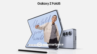Alleged leaked press render of the Samsung Galaxy Z Fold 5