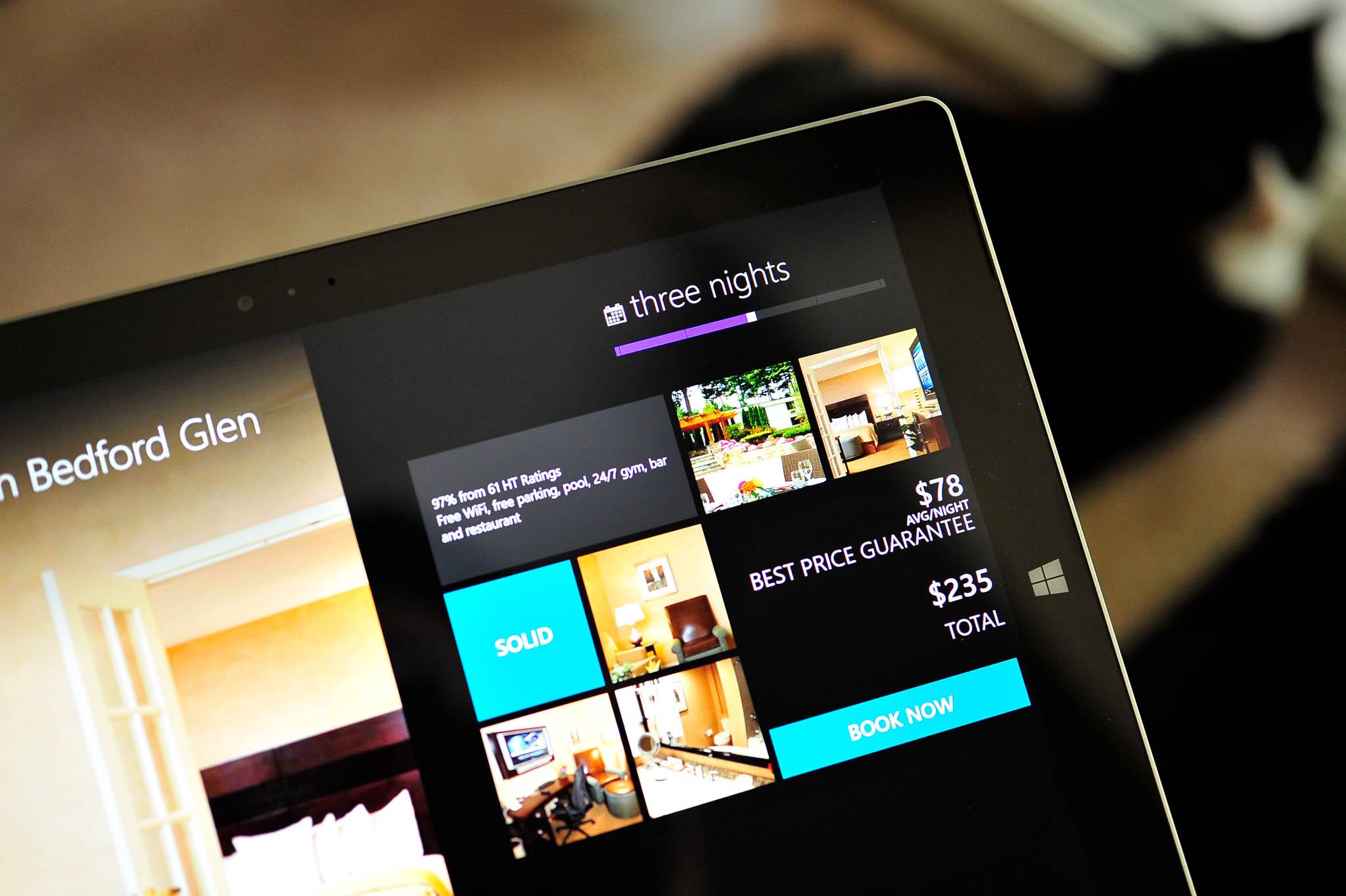 Hotel Tonight for Windows 8