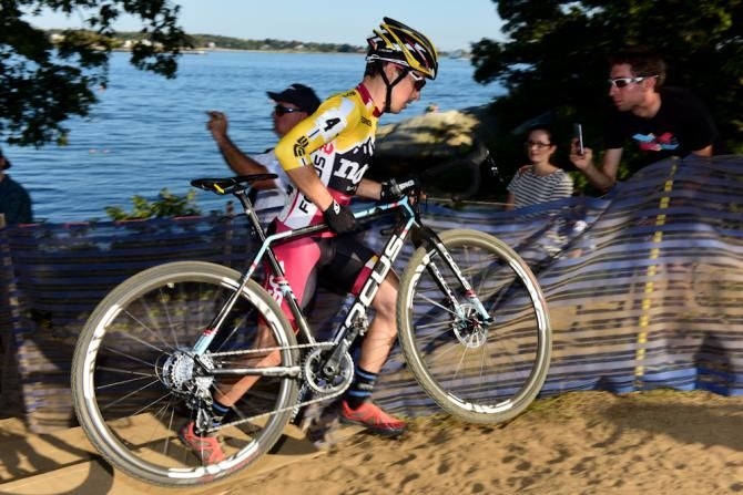 Allen Krughoff (Noosa Pro Team) went to the front of the race on lap one