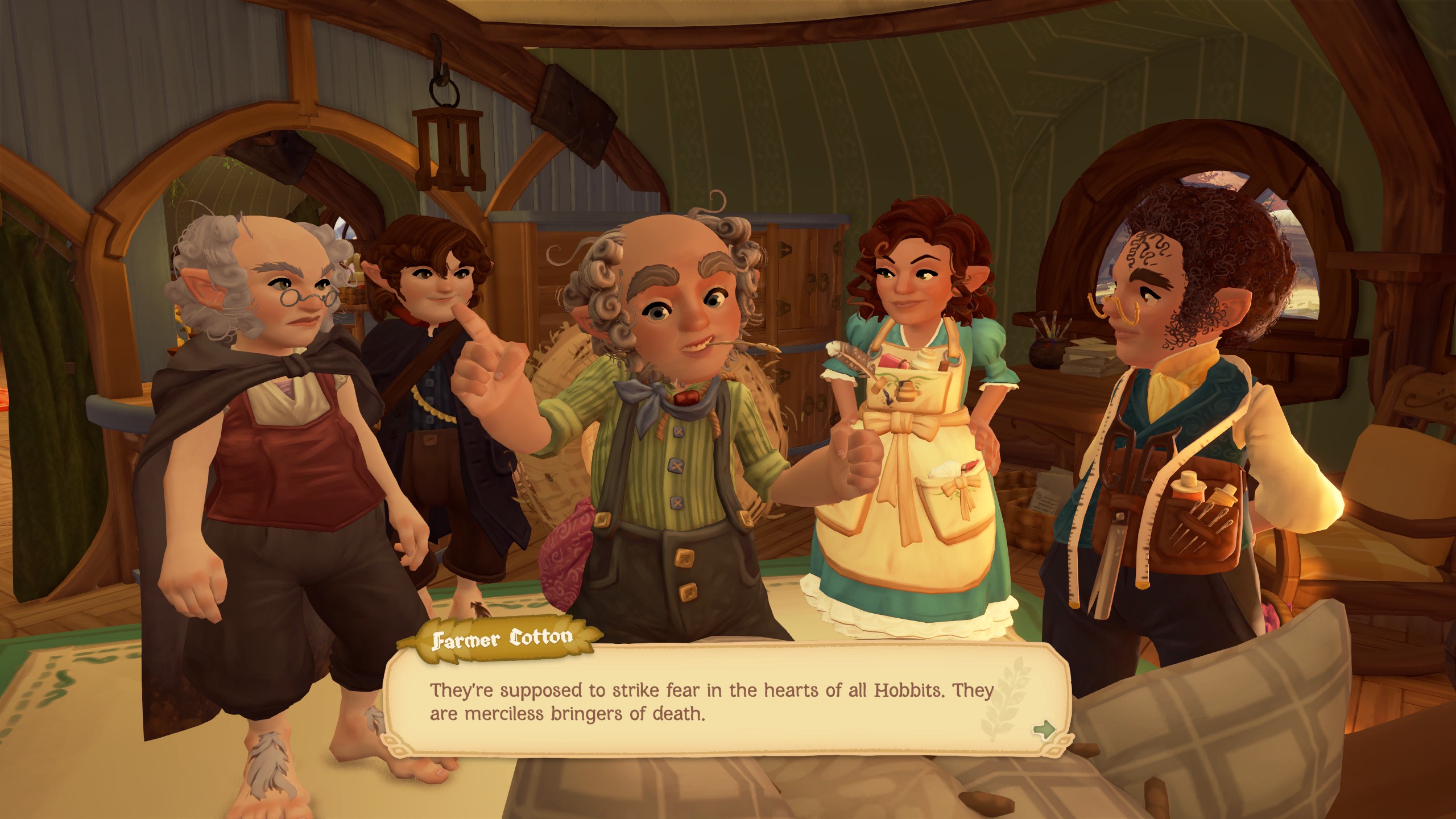 Hobbits talking