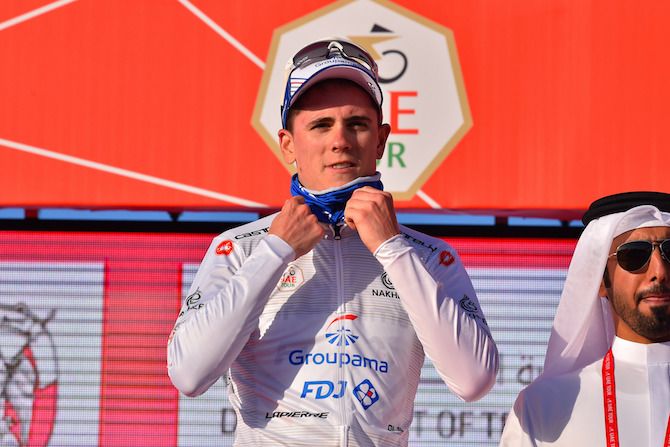David Gaudu (Groupama-FDJ) finished as the best young rider at the 2019 UAE Tour