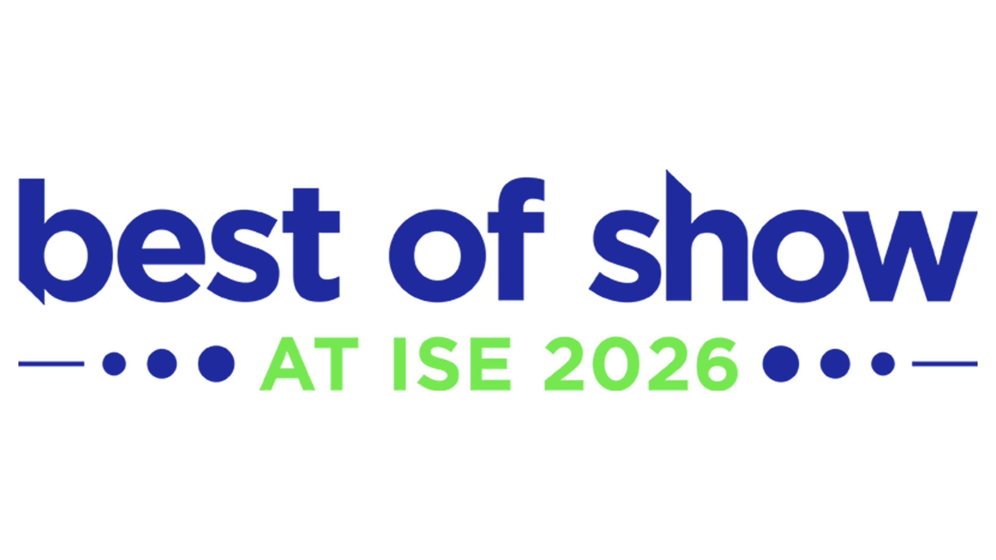 Best of Show at ISE 2026 Logo