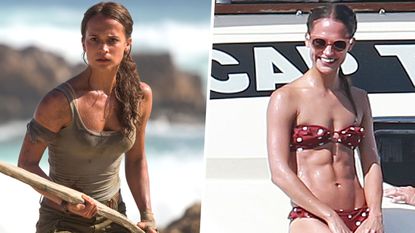 How 'Tomb Raider' Star Alicia Vikander Got That Insane 8-Pack to Play Lara  Croft