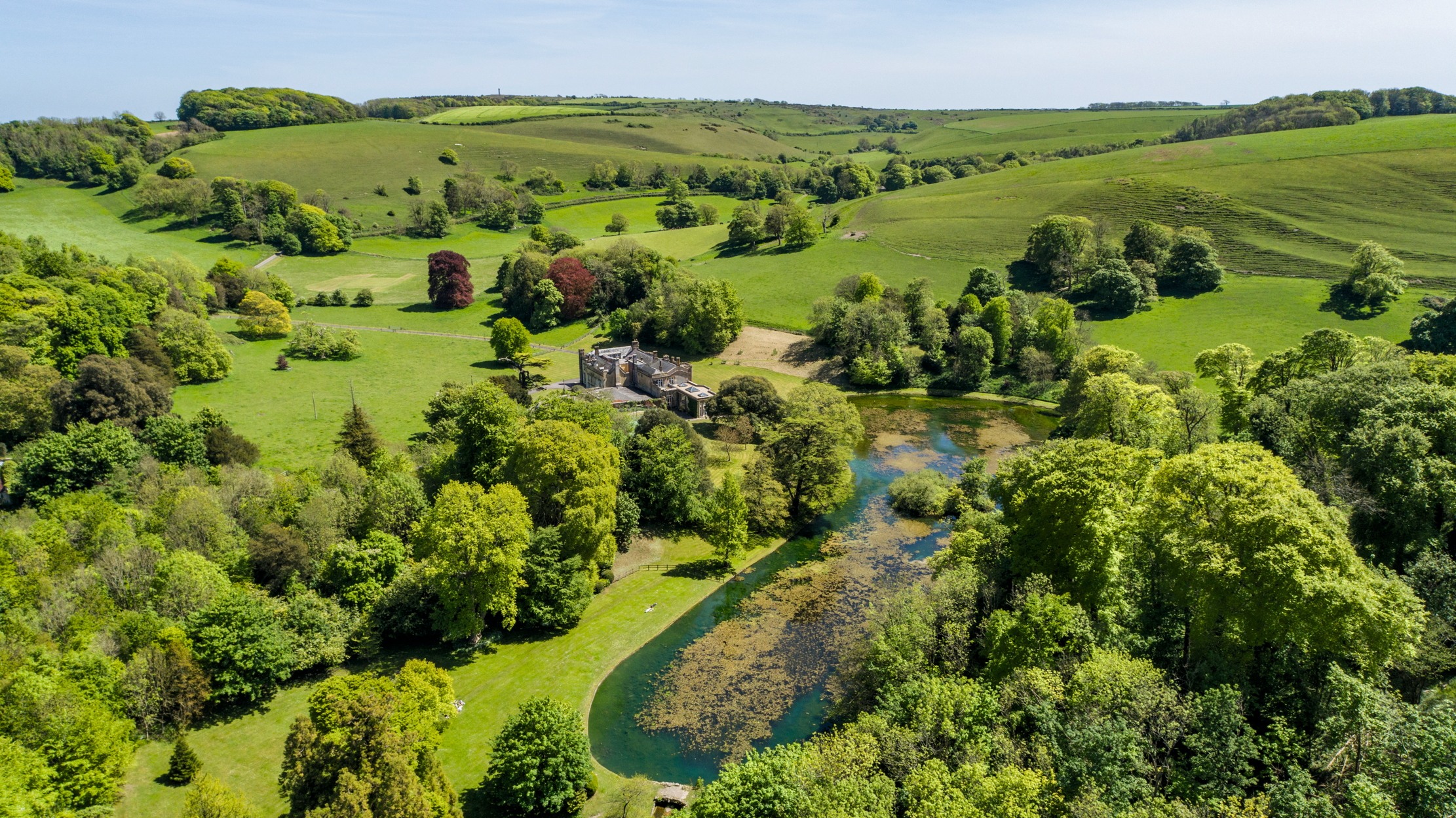 The wonderfully unspoilt 2,047-acre Bridehead estate at Littlebredy in Dorset.