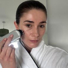 Eleanor testing currentbody RF microneedling device