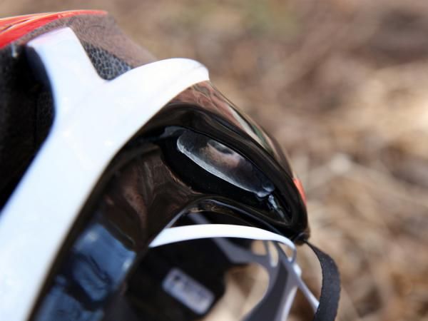 This side vent doesn't go anywhere near the surface of your head but presumably is on hand as a result of Specialized's wind tunnel work. Regardless, it's an interesting visual detail.