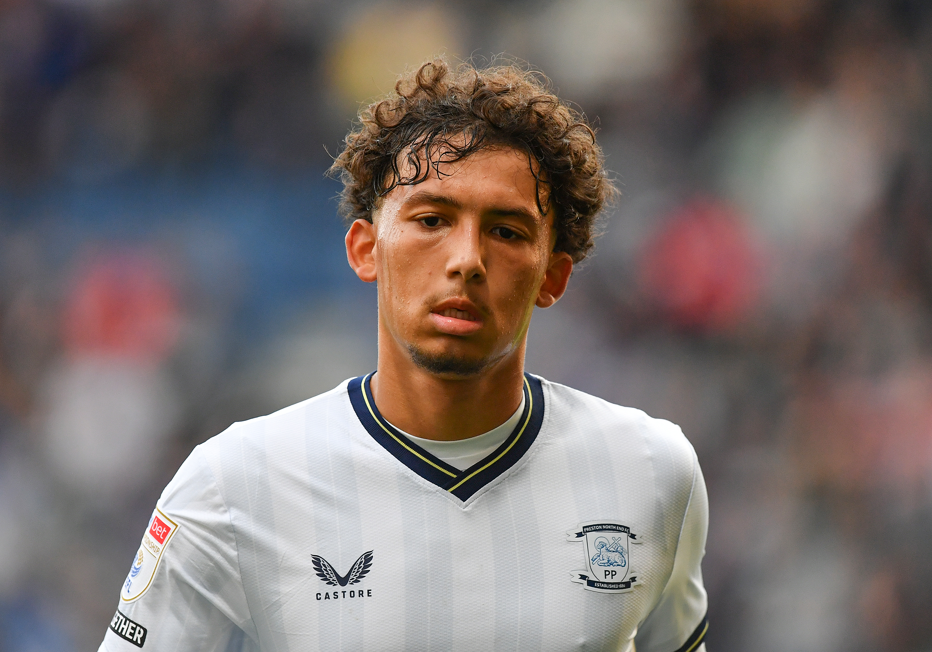 Kian Best in action for Preston back in 2023