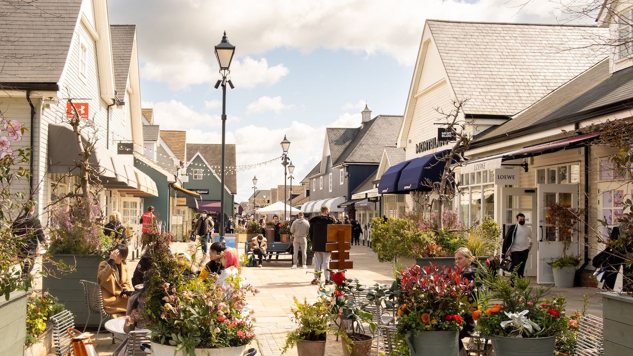 Bicester Village designer outlet shopping centre in Oxfordshire