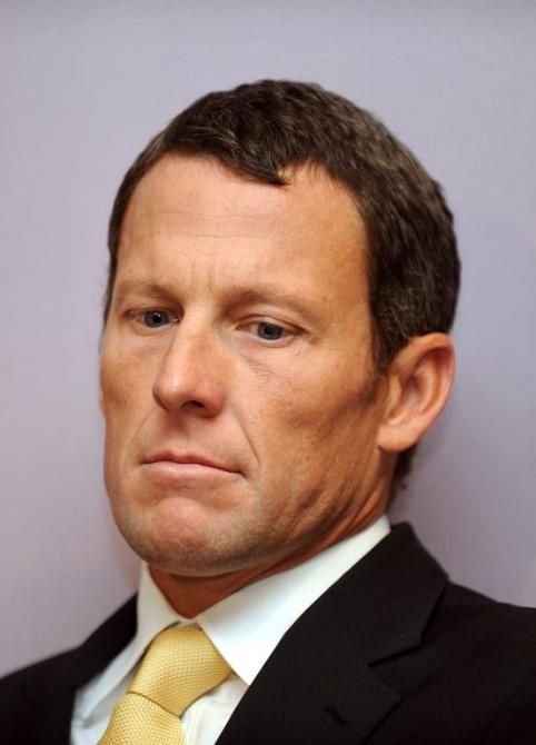 A downcast Lance Armstrong