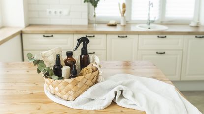 Never Clean Kitchen Counters With a Used Dish Towel, Experts Warn