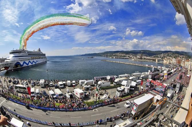 The final stage of the Giro d'Italia took place in Trieste