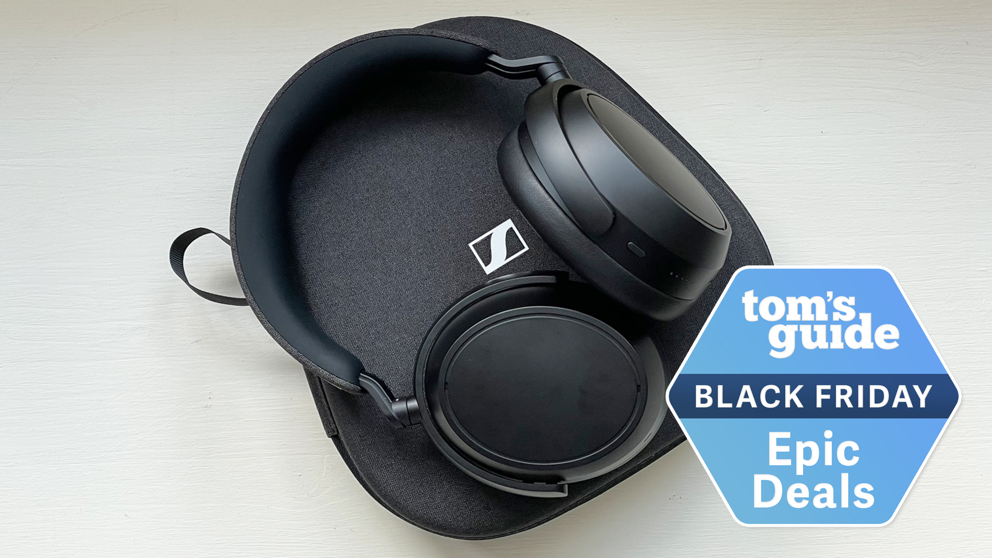 Sennheiser Momentum 4 Wireless with Black Friday Epic Deals tag