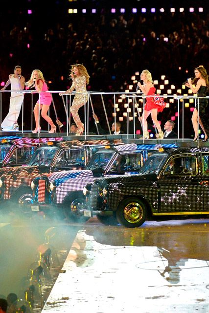 Spice Girls at the Olympic closing ceremony