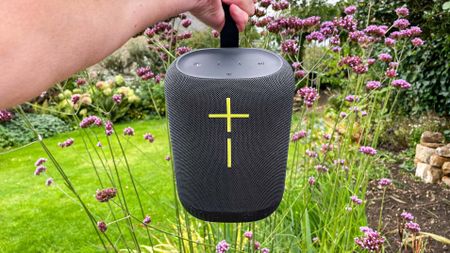 Ultimate Ears Epicboom in reviewer's yard edit